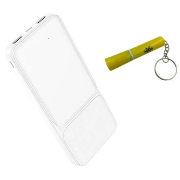 Borofone 20000mAh Dual Input Power bank With MXM Keyring - White - BJ33A