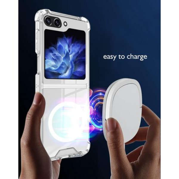 MXM MagSafe Magnetic Wireless Charge Clear Case For Samsung Z Flip 5