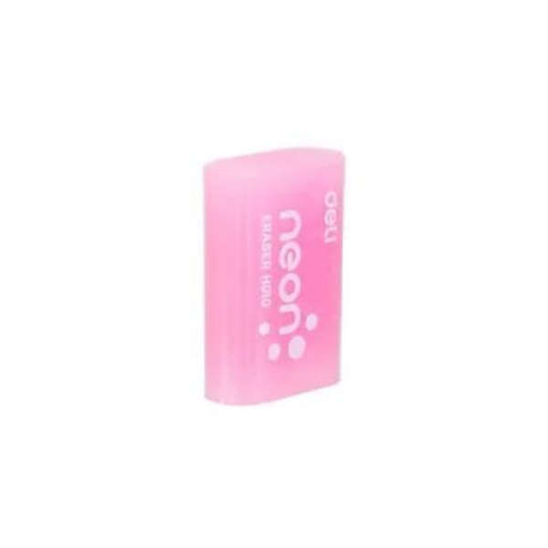 Deli Neon Single Piece Eraser - H01000 - Pink