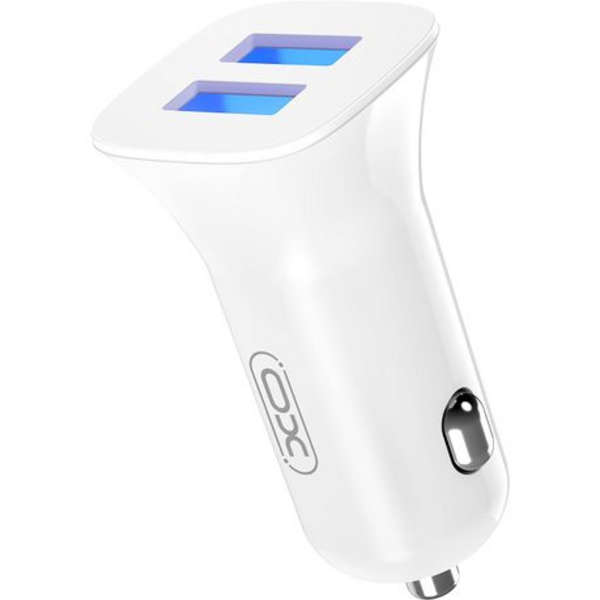 XO Dual USB 12W Car Charger And USB Type-C Cable Combo - XO-TZ10