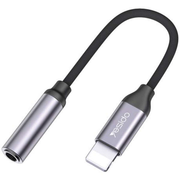 Yesido 12cm 3.5mm Headphone and Aux Adapter Cable to Lightning - YAU21