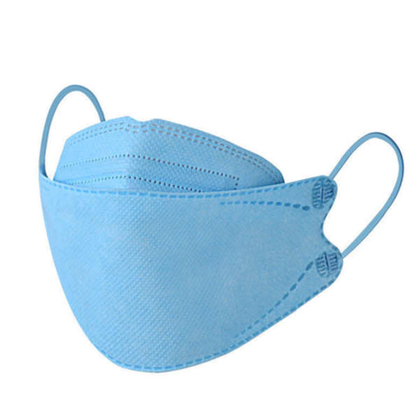KF94 Fish Type Anti Fog Full Seal Disposable Protective Masks - Blue - 10