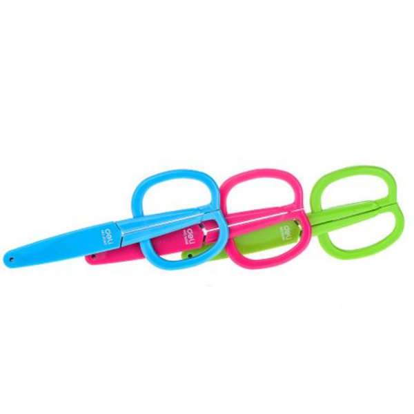 Deli Bright Colour 135mm Scissors - 6060 - Pink, Blue