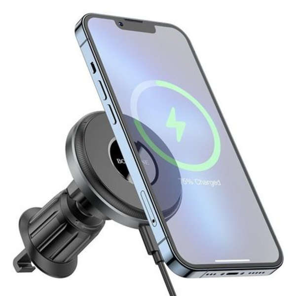 Borofone Wireless Charging Magnetic Air Outlet Car Phone Holder - BH202