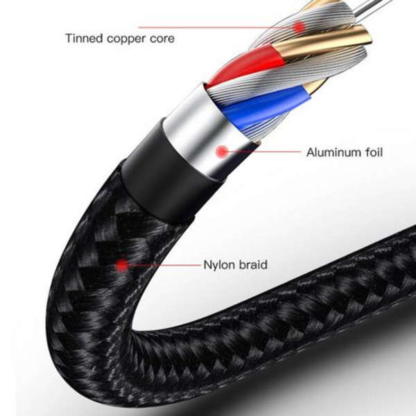 Yesido Braided Data And Charge Type-C USB Cable - CA54