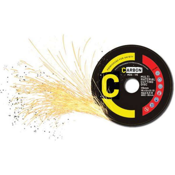 Set of 5 Carbon Freehand Multi Material Cutting Disc - MDS-115