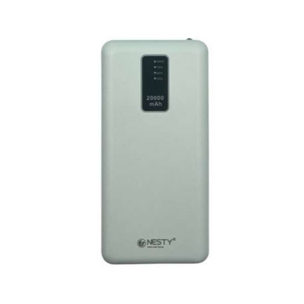 Nesty Fast Charging 20000 Mah Powerbank - GRPB-P7 - White