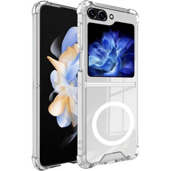 MXM MagSafe Magnetic Wireless Charge Clear Case For Samsung Z Flip 5