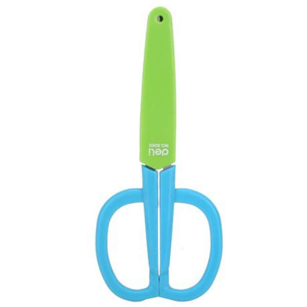 Deli Bright Colour 135mm Scissors - 6060 - Blue, Green
