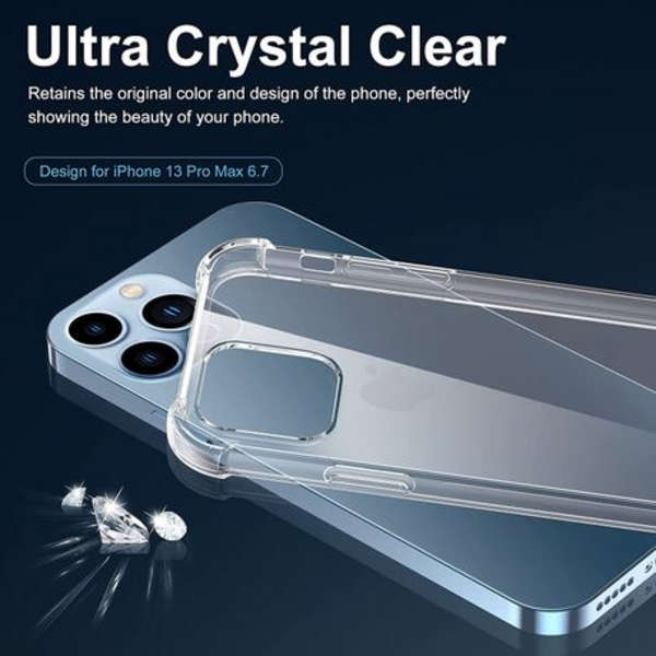 MXM Clear Shockproof Protective Anti-Burst Case for iPhone 13 Pro Max