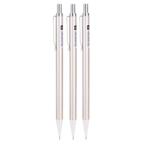 Deli 0.5mm Mechanical Clutch Pencil - 3 Pack - 6490 - Gold