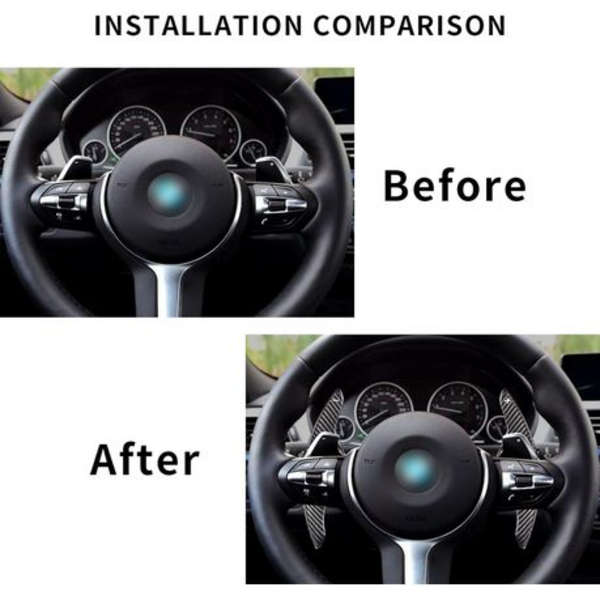 Genuine Carbon Fibre Stick-On Paddle Shift Extensions For Bmw F Series
