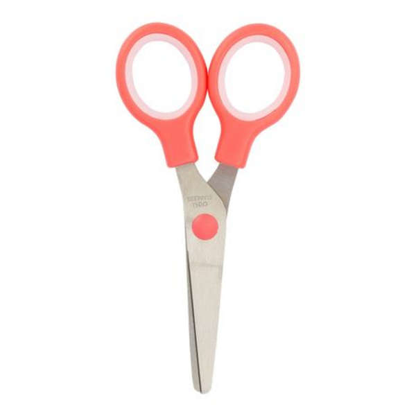 Deli 132mm Blunt Tip Scissor - 6007 - Red