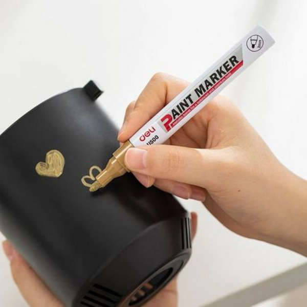 Deli Gold Paint Marker - Set Of 12 - U500-GD
