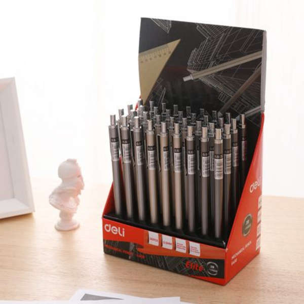 Deli 0.5mm Mechanical Clutch Pencil - 3 Pack - Multicolor - 6490