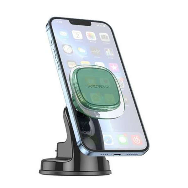 Borofone Strong Magnetic Center Console In-Car Phone Holder - BH83 - Green