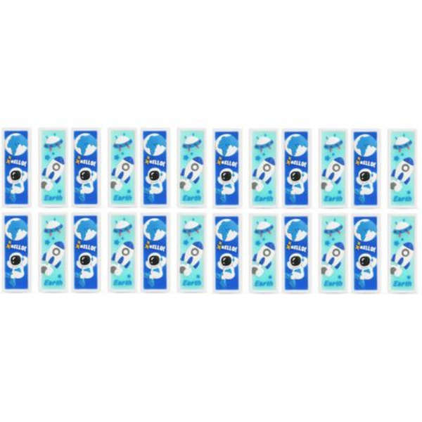 Deli Assorted Kids Space Erasers - 24 Pack - 71133