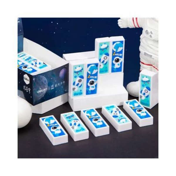 Deli Assorted Kids Space Erasers - 24 Pack - 71133