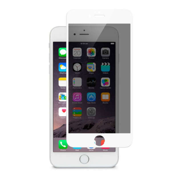 MXM - iPhone 7+ Anti Spy Privacy Tempered Glass Screen Protector - White