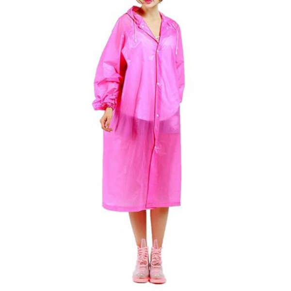 MXM Fashionable Raincoat With Hood - Pink