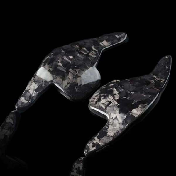 Genuine Forged Carbon Fibre Stick-On Paddle Shift Extensions Compatible with Bmw F Series