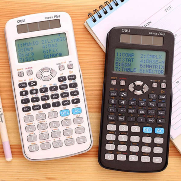 Deli 417 Function Scientific Calculator - Black - D991ES