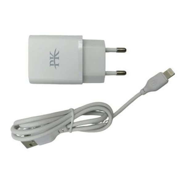 PK Quick Charge Adapter With Lightning Cable - PK12
