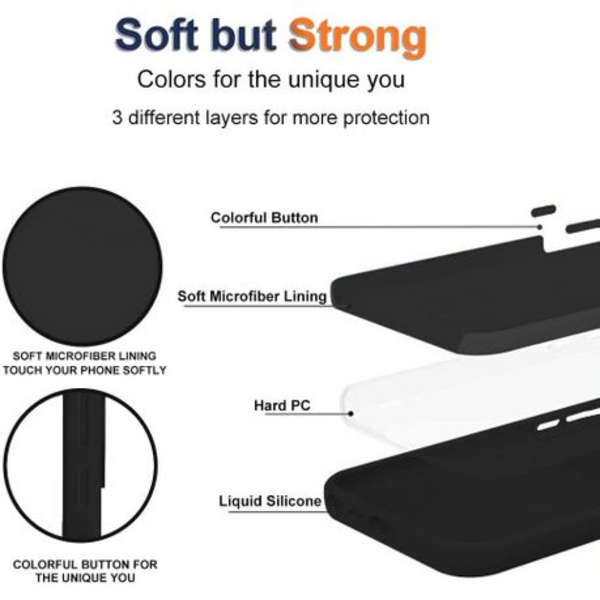 MXM Silicone Protective Camera Cut-Out Case for Oppo Reno 8 4G - Black
