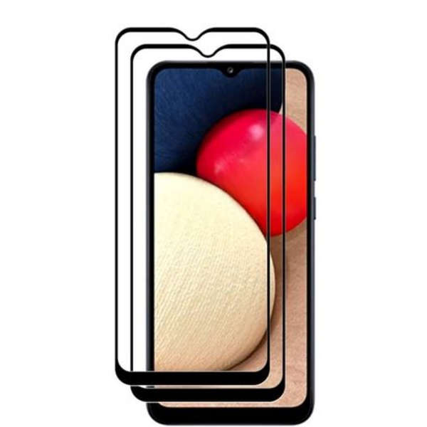 Set of 2 - MXM Ceramic Film Screen Protector for Samsung A02s - Black