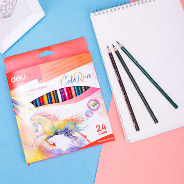 Colorun Wooden Coloured Pencils - Set of 24 - C00320