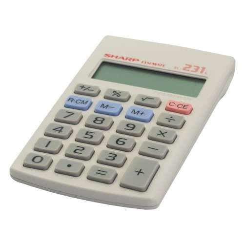 Sharp LB Pocket Calculator - EL231