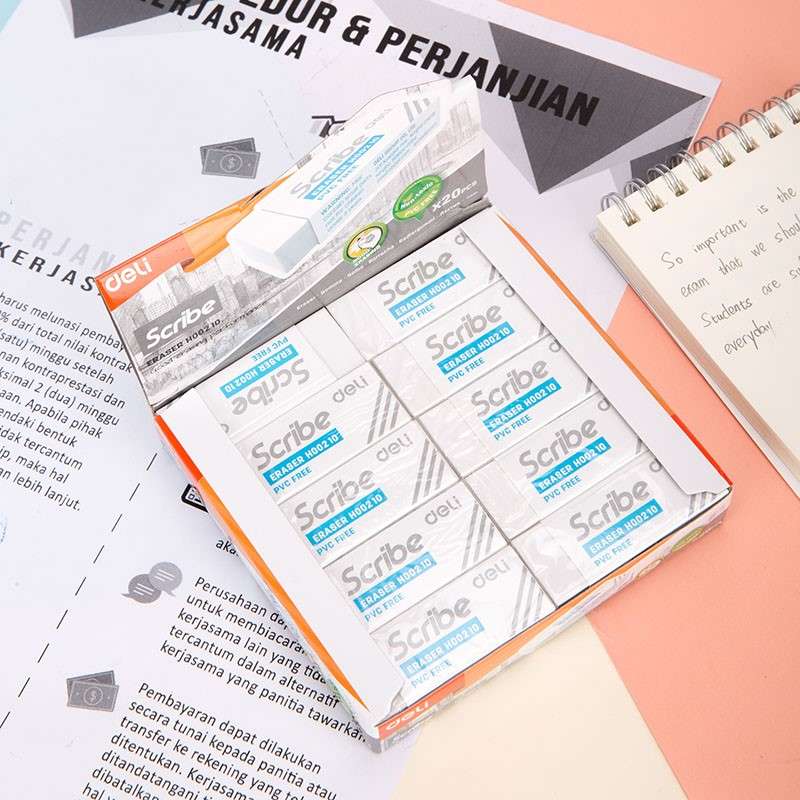 Deli Scribe PVC Free Eraser - Singles - H00210