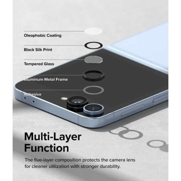 Araree Camera Lens Tempered Glass Protector For Samsung Galaxy Z Flip 6