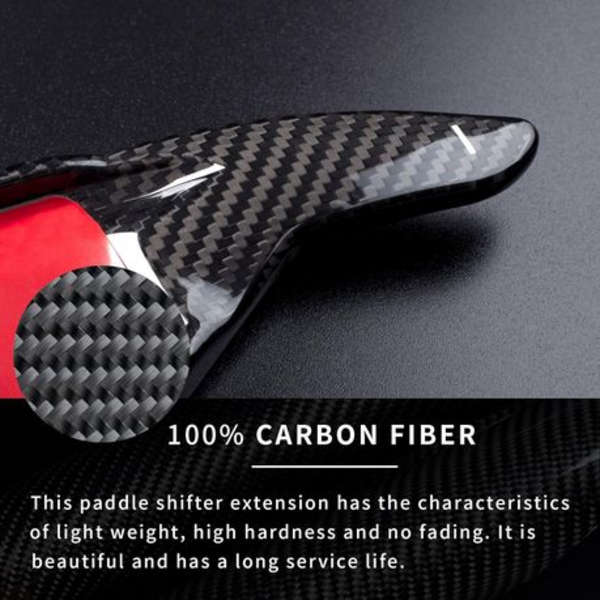 Genuine Carbon Fibre Stick-On Paddle Shift Extensions For Bmw F Series