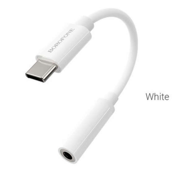 Borofone USB Type-C to 3.5mm Digital Aux/Audio Converter - 11.5cm - BV13
