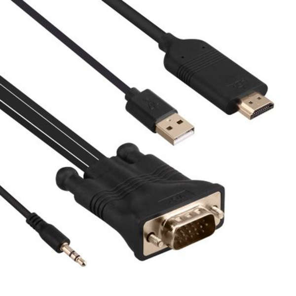 VGA to HDMI Adapter Cable with Audio - 1.8m - OTN-5152