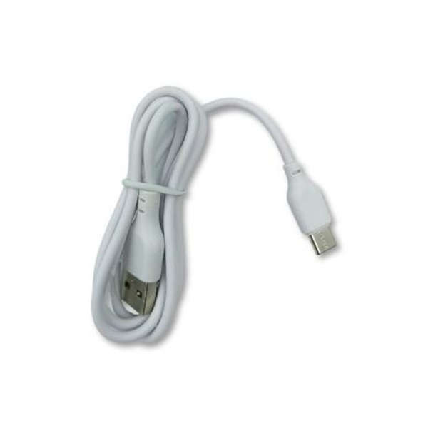 XO Dual Port USB White Wall Charger With Type-C Cable - L61