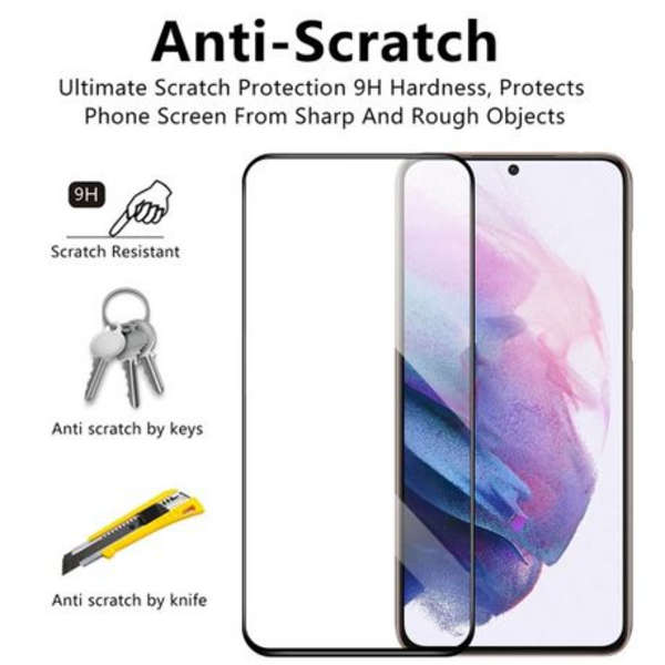 Set of 2 Full Glue Tempered Glass Screen Protector for Samsung S23 FE