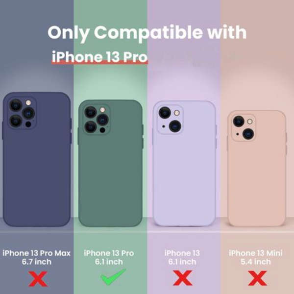 MXM Liquid Silicone Protective Cover for iPhone 13 Pro - Black