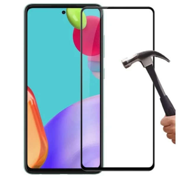 9D Tempered Glass - Screen Protector - Black for Samsung A22 4G