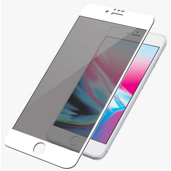 9D Tempered Glass 9H Screen Protector - iPhone 6/6s - White
