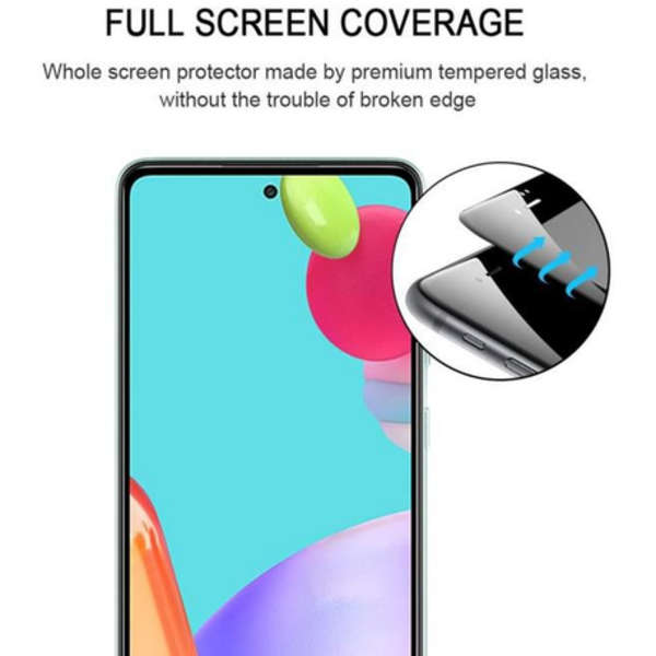 9D Tempered Glass - Screen Protector - Black for Samsung S21 FE