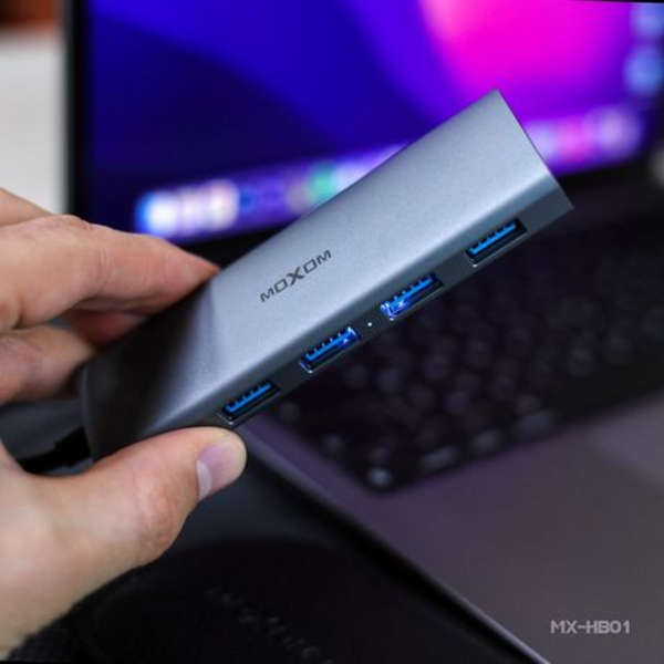 Moxom 5-in-1 USB Type-C To USB Hub - MX-HB01