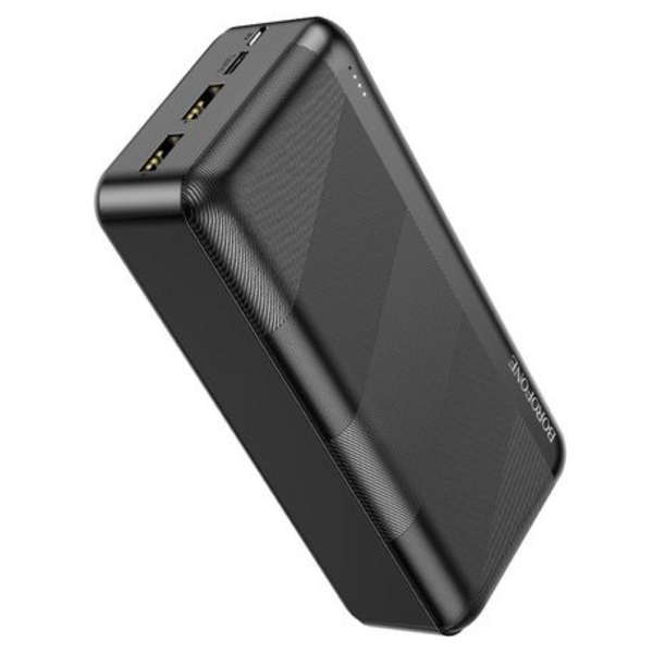 Borofone 30000mAh Fast Charging 4 Port Powerbank - BJ27B - Black