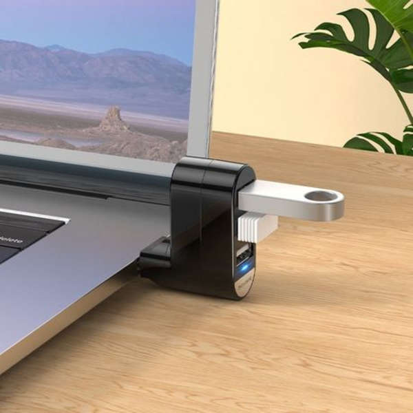 Borofone Three-Port USB Adapter - DH3