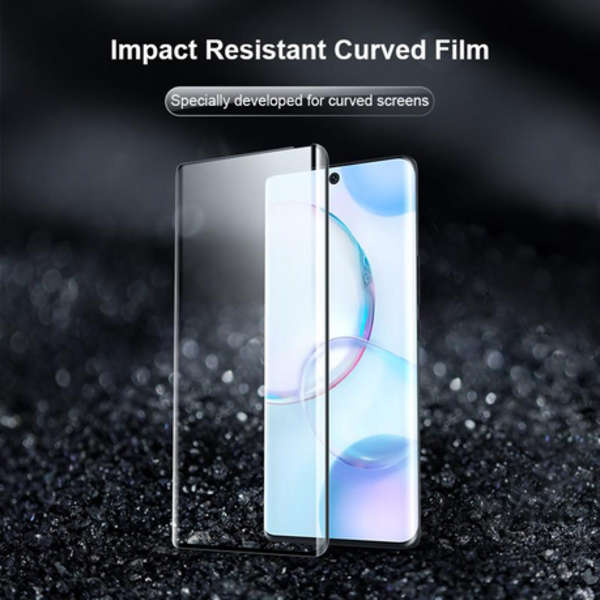 Full Glue Tempered Glass Screen Protector for Huawei Nova 9 - Black