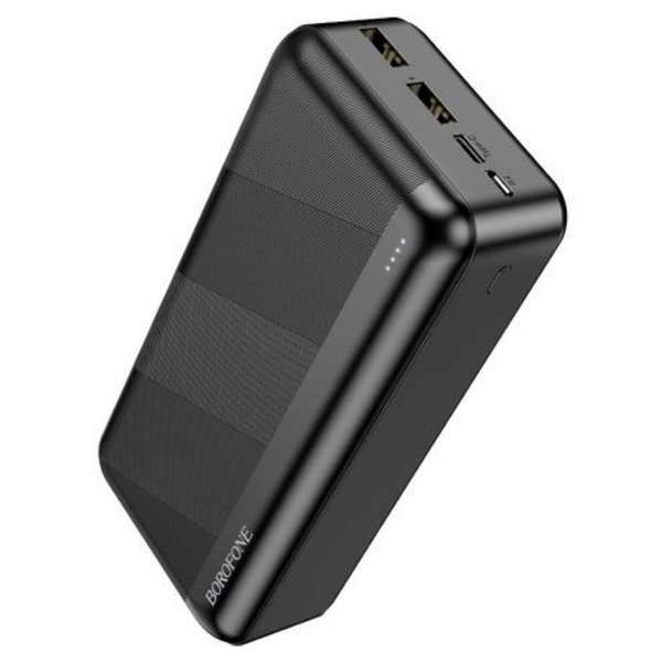 Borofone 30000mAh Fast Charging 4 Port Powerbank - BJ27B - Black