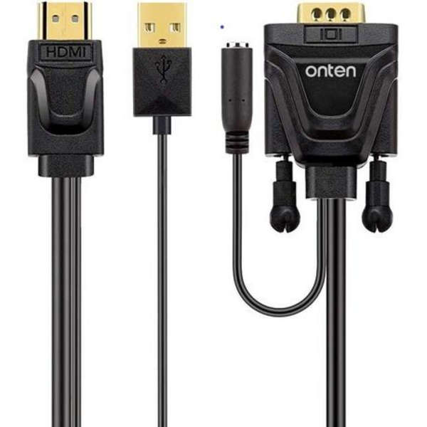 Onten HDMI to VGA Adapter with Audio - OTN-5137