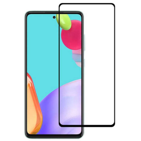 9D Tempered Glass - Screen Protector - Black for Samsung A52s 5G