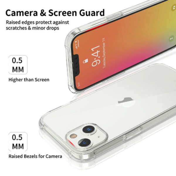 iPhone 13 Mini Clear Shockproof Anti-burst Cover